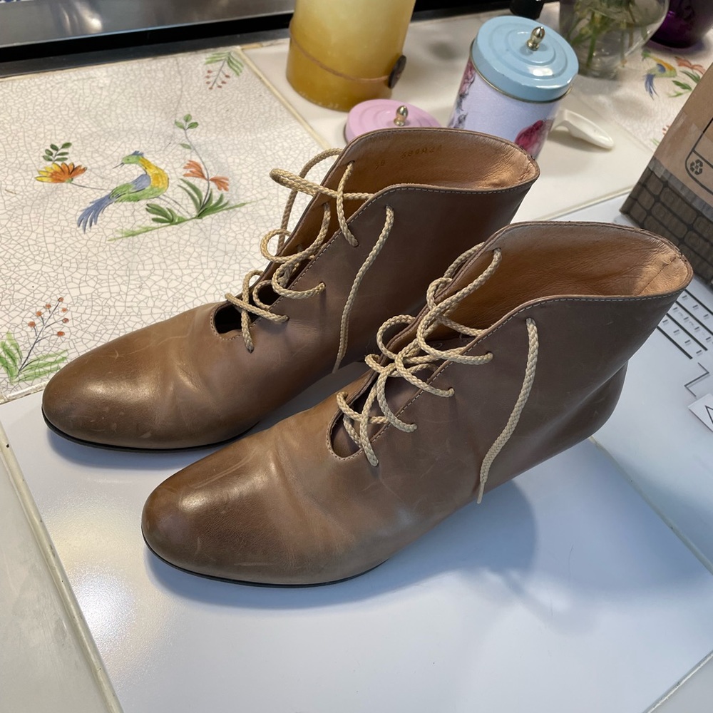 Vintage Maison Margiela Brown Booties